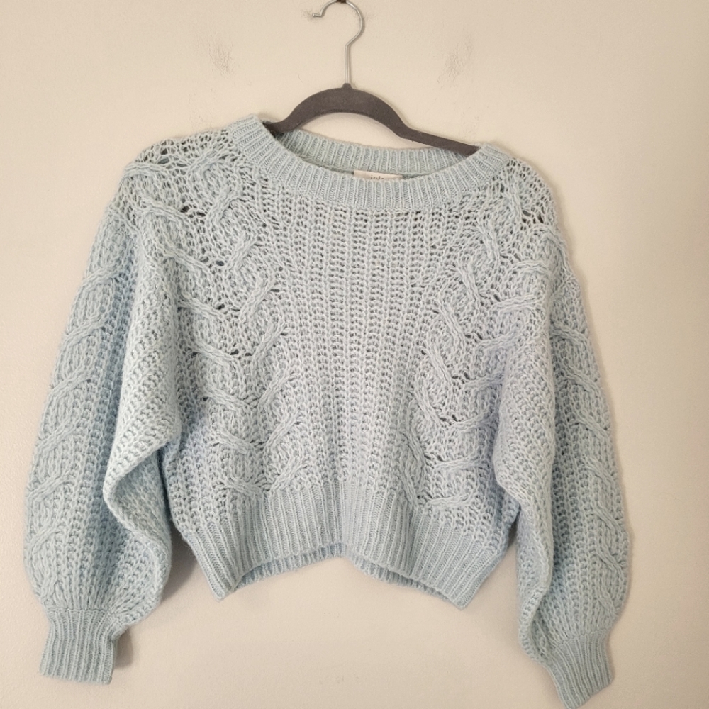 Joie Baby Blue Cropped Sweater